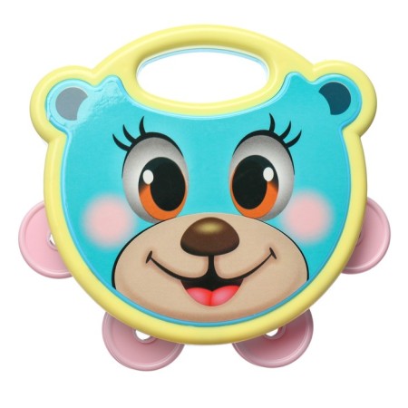 Rattle - tambourine "kids", heroes mix-2