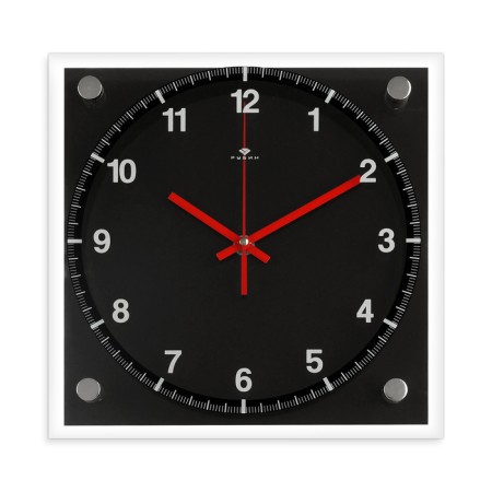 Wall watches "Black Classics", silent, 25 x 25 cm