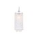 Suspended lamp with a replaceable lamp Ambrella Light, Traditional, TR3636, E14, Color Chrome