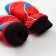 Winter children's mittens minku, color red/blue, rr 15 (16 cm)