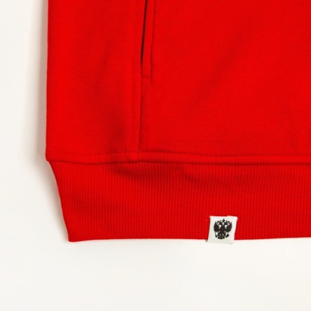 Hoody and President Sports Russian, size S, red color-12