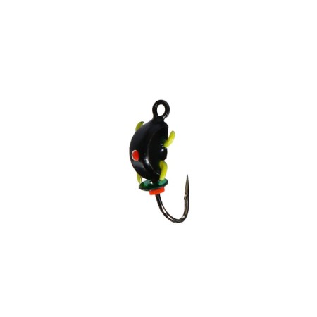 Mormyshka beetle with paws, weight 0.6 g, size 3