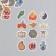 Stickers for creativity "East" embossing gold set 48 pcs 9x7x0.8 cm