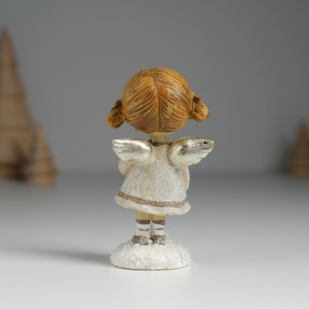 Polystone souvenir "Angel with tails, in the gray dress" MIX 4.5x3.5x8.5 cm-4