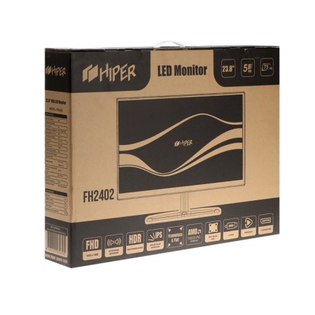 Monitor Hiper EasyView FH2402, 23.8 ", IPS, 1920x1080, 75Hz, 5 ms, HDMI, DP, black-5