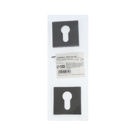 Lockland cylinder lining, square, with mount, black color-6