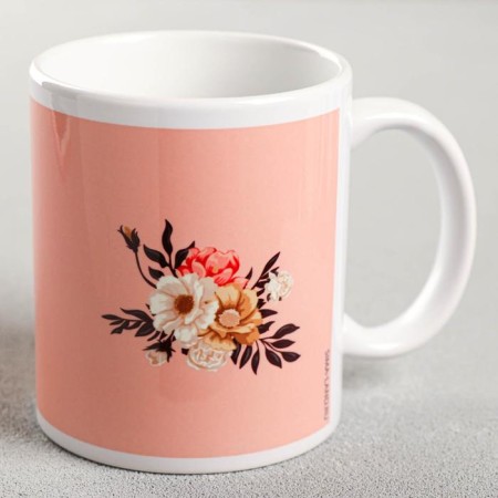 Mug Sublimation "Mom, thank you for all" flowers, 320 ml, with application-2