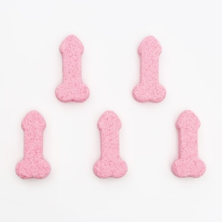 Set of bath bombs Pure happiness “Cool Claim”, 5x30 g, Strawberry aroma, 18+, New Year-2