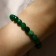 Bracelet ball No. 8 faceted "agate" under chrysoprase, 5.5 cm