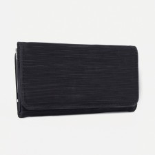 Women's wallet on a magnet, black color