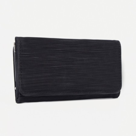 Women's wallet on a magnet, black color
