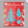 Stick phosphorus plastic "Christmas tree and snowman" set 3 pcs 28.5x23.5 cm