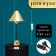 Table lamp with lampshade Risalux "Nialla" Modern, E27, 3 W, Brass, 23 × 23 × 51.5 cm
