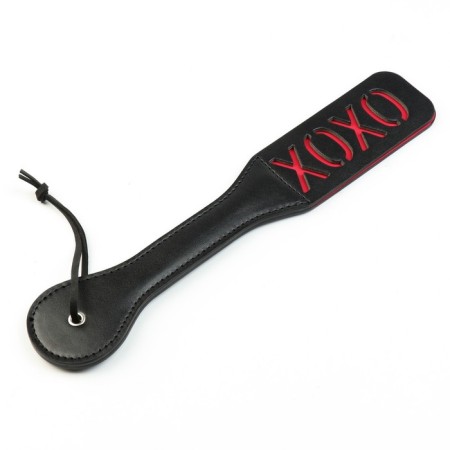 Шлёпалка, БДСМ аксессуар Оки-Чпоки XOXO, 38 х 5 см, PVC, чёрный-1