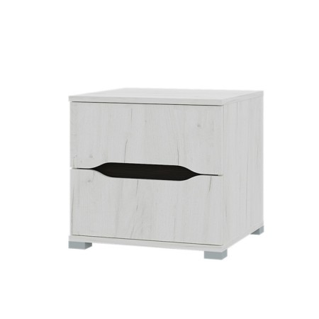 Tumbling Vega, 450x428x430, Kraft White/Wenge