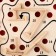 Labyrinth puzzle, 20 holes, ball in the kit