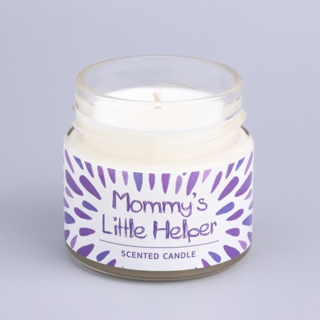 Aromatic candle in the jar "Flower", owl wax, 80 g-4