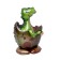 Flogi-toybill 20 "Dinosaur in the shell", the color is green, under the air