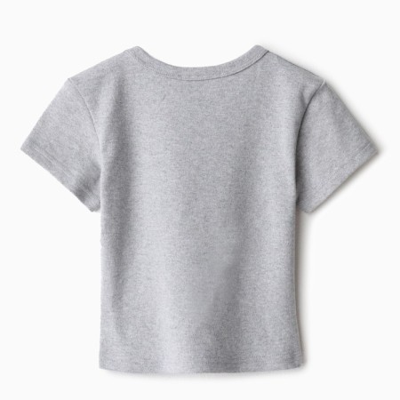 Children's T-shirt KAFTAN "BASIC Line", r.28 (86-92 cm), gray-7