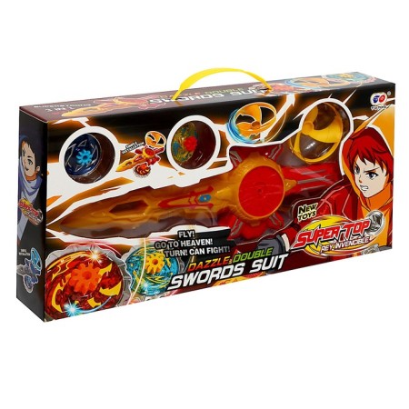 A set of wolves "Super Sword", a double launch, with a turntable, Mix color-17
