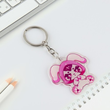 Key keychain 2 pcs "cuties"-8
