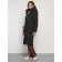 Coat insulated winter female, size 54, dark green color