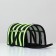 Striped-striped bag 41*25*25 cm, light green
