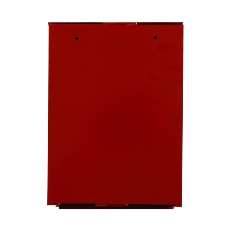 Mailbox with a lock, vertical, "mail", burgundy-9