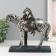 Souvenir Polystone "Kiss with a prince on a horse" under metal 25x11.2x23 cm