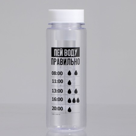 Water bottle "Drink water correctly", 500 ml-1