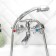 BUNE BAOU BA5318-2-B702 bath, pour 105 mm, shower set, brass, chrome