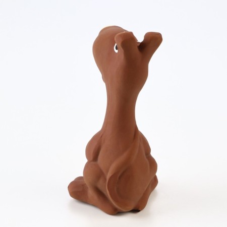 BOOSHING FREE for dogs from latex "Bobik", 11 cm, brown-3