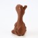 BOOSHING FREE for dogs from latex "Bobik", 11 cm, brown