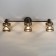 Sconces Citilux "Hesse" CL536635, 53x10 cm, 3x60W, E14, brown color