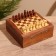 Board game 2V1 (chess + backgammon) 15.5x15x5 cm, tree shisham