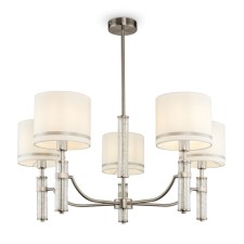 Люстра Freya FR5108PL-05N Albero, 740х740х1000 мм, E14, 5х40Вт, цвет никель
