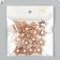 Decor for creativity plastic "Pearls with tubes" set of 20 pcs 2.3x2.3 cm