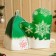 Bath set in the portfolio "Happy New Year", green