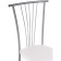 Grigori Metal Metal/Ecokozha, gray/white 40x50x93 cm stool