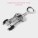 Coroner for wine, 19.5 cm, silver color