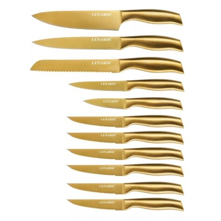 Lenardi knife set, on a stand, 11 items-1