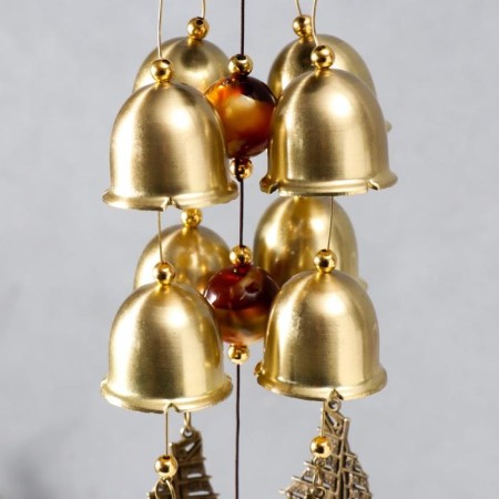 Wind Music Metal "Lakshmi and Carp" 8 bells 66 cm-2