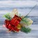 Decor "Winter Tale" Ball and Gift, 15 cm, red