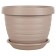 Plastic pot "Toledo", d = 24, with a tray, frappe