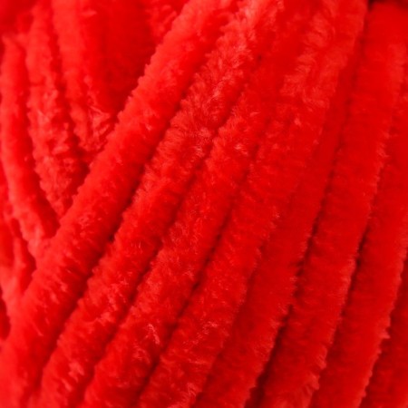 Yarn "Dolce" 100% micropoliester 120m/100g (748 red)-3