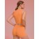 T -shirt female, size 42, orange color