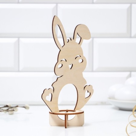 The stand for 1 egg “Rabbit”, 12.8 x 20.6 x 6.5 cm.-3
