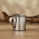Stainless steel mug of the India, 330 ml, d = 7.8 cm