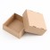 The box is folding, the lid is, brown 17 x 17 x 8 cm