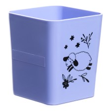 Star-Star for the office, Erichkrause Base, Lambs, purple with a pattern